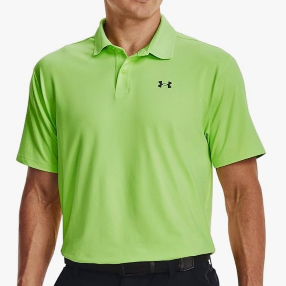 Under Armour Green Athletic Polo Shirt
